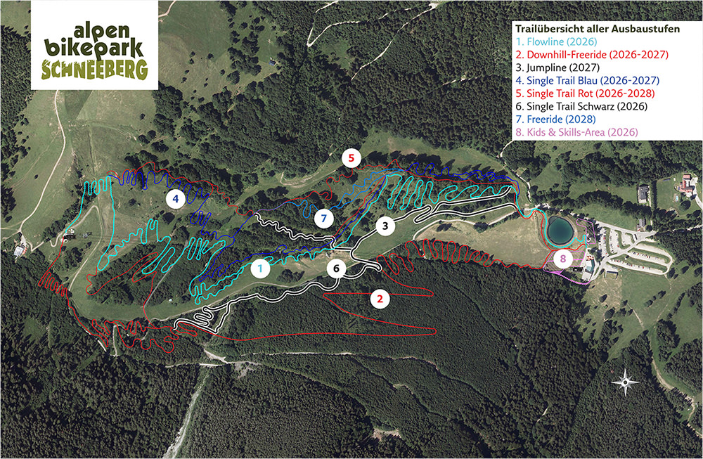 Trailmap Alpen Bikepark